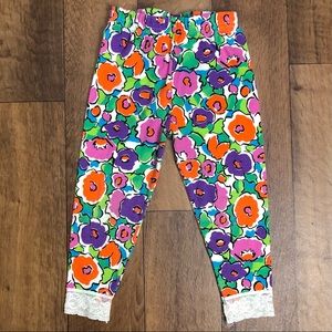 90s Floral Leggings